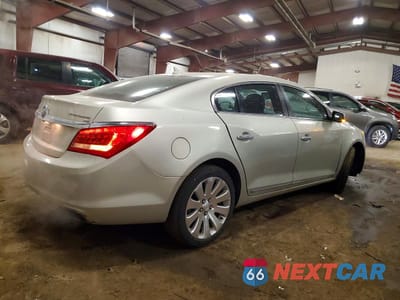 Trzecie zdjęcie samochodu z tyłu: 2014 BUICK LACROSSE PREMIUM VIN:1G4GE5G39EF265447 - miniatura
