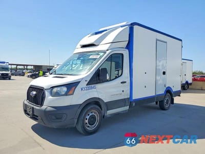 Drugie zdjęcie samochodu z przodu: 2022 FORD TRANSIT DELIVERY TRUCK VIN:1FDBW5Z89NKA39724 - miniatura