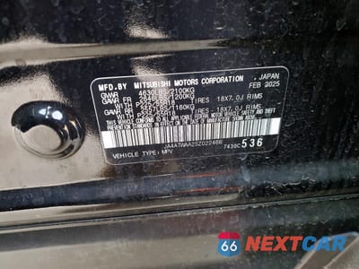 Zdjęcie 13 z 13 samochodu: 2025 MITSUBISHI ECLIPSE CROSS SE VIN:JA4ATWAA2SZ022466 - miniatura