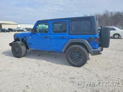 Drugie zdjęcie samochodu z przodu: 2021 JEEP WRANGLER UNLIMITED SPORT VIN:1C4HJXDN9MW685651 - miniatura