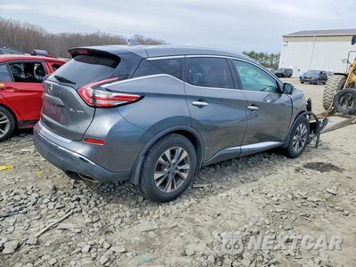 Trzecie zdjęcie samochodu z tyłu: 2017 NISSAN MURANO SL VIN:5N1AZ2MH2HN117448 - miniatura