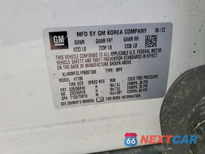 Zdjęcie 13 z 13 samochodu: 2023 BUICK ENCORE GX ESSENCE VIN:KL4MMFSL1PB007368 - miniatura