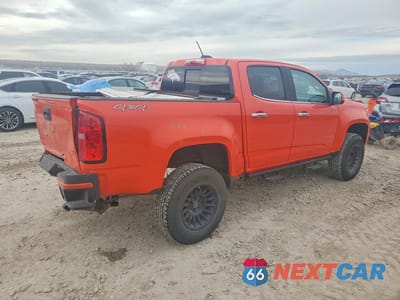 Trzecie zdjęcie samochodu z tyłu: 2019 CHEVROLET COLORADO LT VIN:1GCGTCEN2K1140124 - miniatura