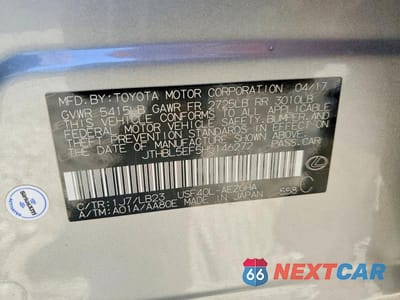 Zdjęcie 13 z 13 samochodu: 2017 LEXUS LS 460 BASE VIN:JTHBL5EF5H5146272 - miniatura