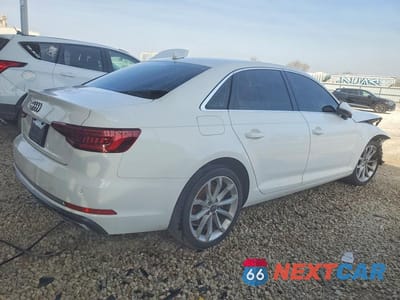 Trzecie zdjęcie samochodu z tyłu: 2019 AUDI A4 PREMIUM PLUS VIN:WAUHMAF41KA020114 - miniatura
