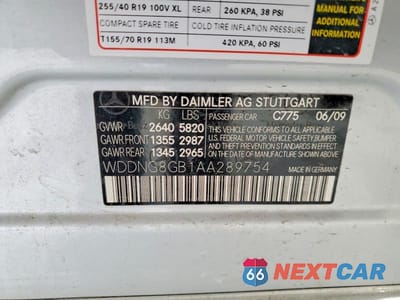 Zdjęcie 12 z 12 samochodu: 2010 MERCEDES-BENZ S 550 4MATIC VIN:WDDNG8GB1AA289754 - miniatura