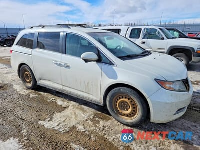 Czwarte zdjęcie samochodu z boku: 2015 HONDA ODYSSEY EX VIN:5FNRL5H47FB505188 - miniatura