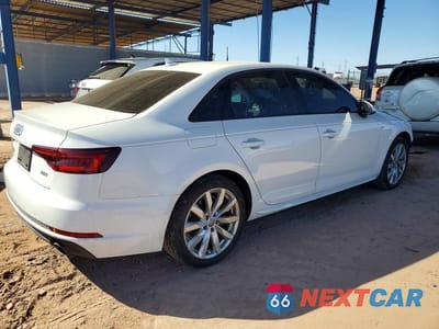 Trzecie zdjęcie samochodu z tyłu: 2018 AUDI A4 PREMIUM VIN:WAUKMAF48JA226115 - miniatura