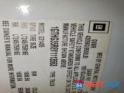 Zdjęcie 14 z 14 samochodu: 2000 GMC SAVANA G3500 VIN:1GTHG35R8Y1113563 - miniatura