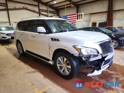 Czwarte zdjęcie samochodu z boku: 2015 INFINITI QX80 BASE VIN:JN8AZ2NF6F9573495 - miniatura
