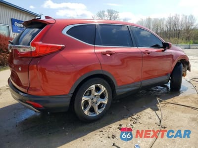Trzecie zdjęcie samochodu z tyłu: 2019 HONDA CR-V EX VIN:2HKRW1H52KH503451 - miniatura