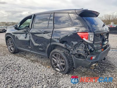 Drugie zdjęcie samochodu z przodu: 2022 HONDA PASSPORT EXL VIN:5FNYF7H55NB003835 - miniatura