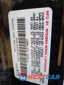 Zdjęcie 13 z 13 samochodu: 2012 MITSUBISHI RVR SE VIN:JA4AJ3AU8CZ601350 - miniatura