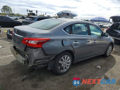 Trzecie zdjęcie samochodu z tyłu: 2017 NISSAN SENTRA SV VIN:3N1AB7AP8HY311540 - miniatura