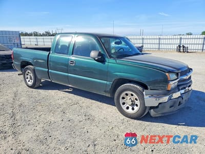 Czwarte zdjęcie samochodu z boku: 2005 CHEVROLET SILVERADO C1500 VIN:1GCEC19X45Z141157 - miniatura