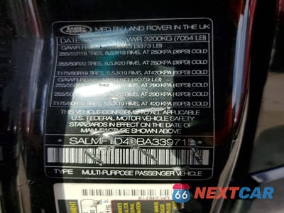 Zdjęcie 13 z 13 samochodu: 2011 LAND ROVER RANGE ROVER HSE LUXURY VIN:SALMF1D45BA339717 - miniatura
