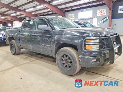 Czwarte zdjęcie samochodu z boku: 2014 CHEVROLET SILVERADO K1500 LT VIN:3GCUKREC3EG469105 - miniatura