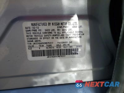 Zdjęcie 13 z 13 samochodu: 2012 INFINITI G37 SEDAN X VIN:JN1CV6AR5CM975317 - miniatura