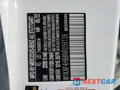 Zdjęcie 12 z 12 samochodu: 2022 MERCEDES-BENZ C 300 4MATIC VIN:W1KAF4HB8NR058138 - miniatura