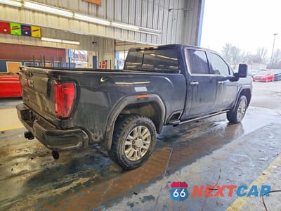 Trzecie zdjęcie samochodu z tyłu: 2022 GMC SIERRA K2500 DENALI VIN:1GT49REYXNF195457 - miniatura