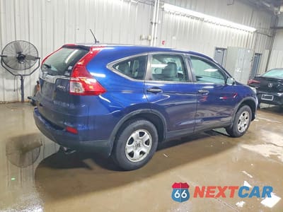 Trzecie zdjęcie samochodu z tyłu: 2015 HONDA CR-V LX VIN:5J6RM4H33FL099948 - miniatura