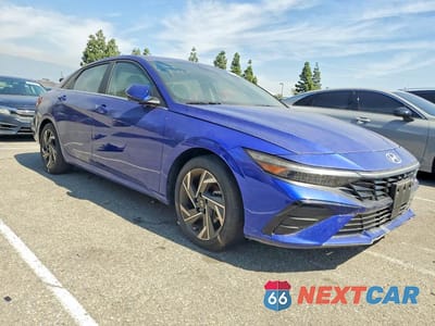 Czwarte zdjęcie samochodu z boku: 2024 HYUNDAI ELANTRA LIMITED VIN:KMHLP4DG4RU636655 - miniatura