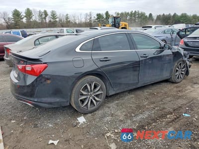 Trzecie zdjęcie samochodu z tyłu: 2021 CHEVROLET MALIBU RS VIN:1G1ZG5ST7MF052387 - miniatura