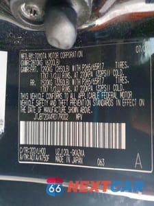 Zdjęcie 13 z 13 samochodu: 2009 LEXUS GX 470 BASE VIN:JTJBT20X490179002 - miniatura