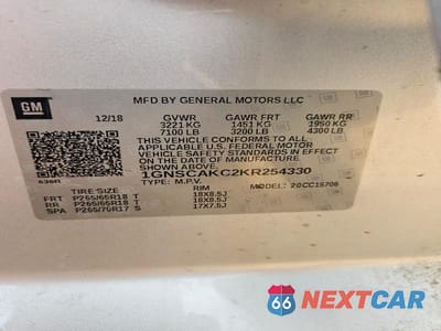 Zdjęcie 13 z 13 samochodu: 2019 CHEVROLET TAHOE C1500 LS VIN:1GNSCAKC2KR254330 - miniatura
