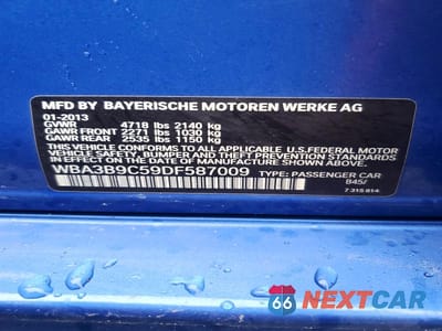 Zdjęcie 13 z 13 samochodu: 2013 BMW 335 XI VIN:WBA3B9C59DF587009 - miniatura
