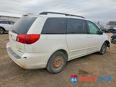 Trzecie zdjęcie samochodu z tyłu: 2008 TOYOTA SIENNA LE 8-PASSENGER VIN:5TDZK23C88S184292 - miniatura