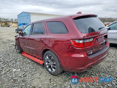 Drugie zdjęcie samochodu z przodu: 2019 DODGE DURANGO GT VIN:1C4RDJDG6KC756443 - miniatura
