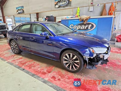 Czwarte zdjęcie samochodu z boku: 2022 AUDI A4 PREMIUM PLUS 40 VIN:WAUBBAF48NN000127 - miniatura