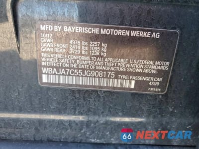 Zdjęcie 12 z 12 samochodu: 2018 BMW 530 XI VIN:WBAJA7C55JG908175 - miniatura