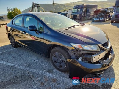 Czwarte zdjęcie samochodu z boku: 2013 HONDA CIVIC LX VIN:19XFB2F56DE281950 - miniatura