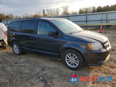 Czwarte zdjęcie samochodu z boku: 2014 DODGE GRAND CARAVAN SXT VIN:2C4RDGCG7ER427461 - miniatura