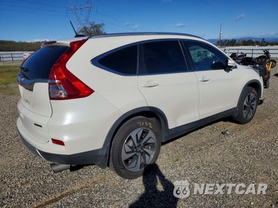 Trzecie zdjęcie samochodu z tyłu: 2016 HONDA CR-V TOURING VIN:5J6RM3H90GL011759 - miniatura