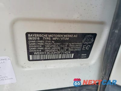 Zdjęcie 12 z 12 samochodu: 2017 BMW X1 XDRIVE28I VIN:WBXHT3C33H5F71424 - miniatura