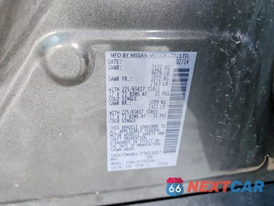 Zdjęcie 14 z 14 samochodu: 2014 NISSAN ROGUE S VIN:5N1AT2MV8EC790307 - miniatura