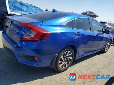 Trzecie zdjęcie samochodu z tyłu: 2017 HONDA CIVIC EX VIN:19XFC2F73HE021591 - miniatura