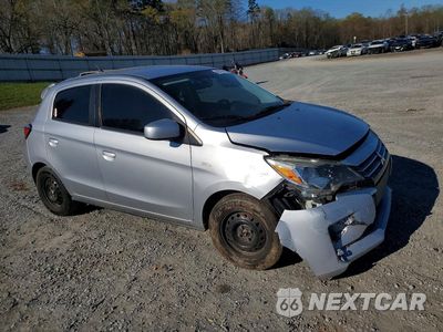 Czwarte zdjęcie samochodu z boku: 2021 MITSUBISHI MIRAGE ES VIN:ML32AUHJ6MH003215 - miniatura