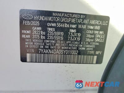 Zdjęcie 13 z 13 samochodu: 2025 HYUNDAI IONIQ 5 SEL VIN:7YAKN4DA0SY011002 - miniatura