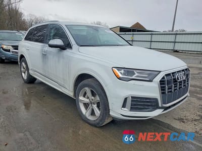 Czwarte zdjęcie samochodu z boku: 2023 AUDI Q7 PREMIUM VIN:WA1ACBF71PD006270 - miniatura
