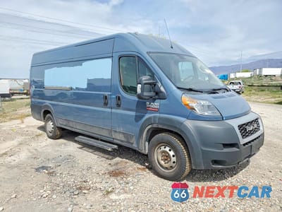 Czwarte zdjęcie samochodu z boku: 2020 RAM PROMASTER 3500 DELIVERY VAN VIN:3C6URVJG9LE143791 - miniatura