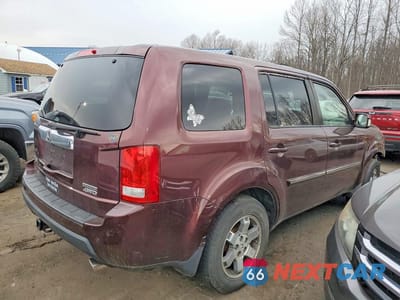 Trzecie zdjęcie samochodu z tyłu: 2010 HONDA PILOT TOURING VIN:5FNYF4H80AB026510 - miniatura