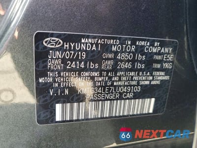 Zdjęcie 12 z 12 samochodu: 2020 GENESIS G70 3.3T VIN:KMTG34LE7LU049103 - miniatura