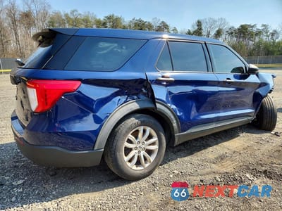 Trzecie zdjęcie samochodu z tyłu: 2022 FORD EXPLORER POLICE INTERCEPTOR VIN:1FM5K8AB9NGB52478 - miniatura