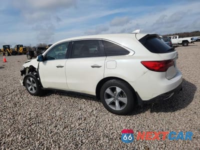 Drugie zdjęcie samochodu z przodu: 2016 ACURA MDX VIN:5FRYD4H27GB036170 - miniatura