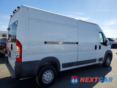 Trzecie zdjęcie samochodu z tyłu: 2017 RAM PROMASTER 2500 DELIVERY VAN VIN:3C6TRVDG7HE548479 - miniatura