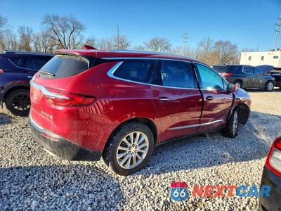 Trzecie zdjęcie samochodu z tyłu: 2018 BUICK ENCLAVE PREMIUM VIN:5GAEVBKW3JJ224753 - miniatura